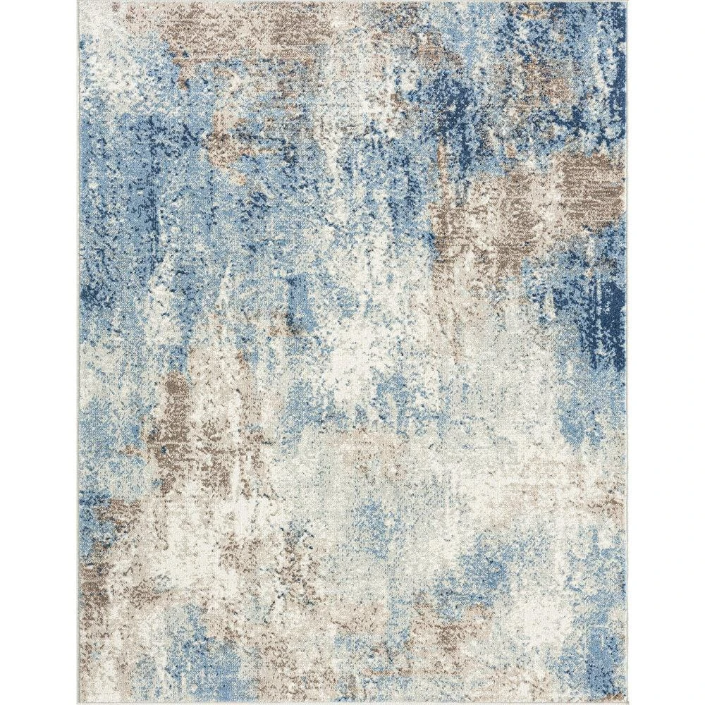 Chelsea Abstract Navy 5 ft. x 7 ft. Indoor Area Rug by Tayse Rugs 3 Chelsea Abstract Navy 5 ft. x 7 ft. Indoor Area Rug by Tayse Rugs