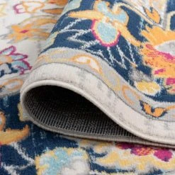 Dynamic Oriental Navy 8 ft. x 10 ft. Indoor Area Rug by Tayse Rugs -Malibu Wide Plank Shop navy tayse rugs area rugs dyn1307 8x10 1f 1000