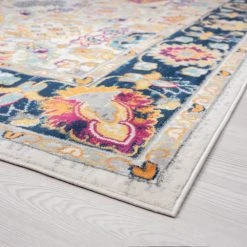 Dynamic Oriental Navy 8 ft. x 10 ft. Indoor Area Rug by Tayse Rugs -Malibu Wide Plank Shop navy tayse rugs area rugs dyn1307 8x10 c3 1000