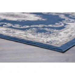 Hampton Oriental Navy 8 ft. x 10 ft. Indoor Area Rug by Tayse Rugs -Malibu Wide Plank Shop navy tayse rugs area rugs hmp3907 8x10 1f 1000