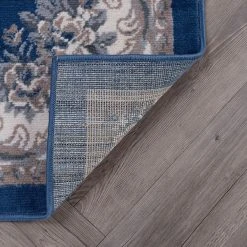 Hampton Oriental Navy 8 ft. x 10 ft. Indoor Area Rug by Tayse Rugs -Malibu Wide Plank Shop navy tayse rugs area rugs hmp3907 8x10 4f 1000