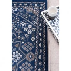 Hampton Oriental Navy 4 ft. x 6 ft. Indoor Area Rug by Tayse Rugs 15 Hampton Oriental Navy 4 ft. x 6 ft. Indoor Area Rug by Tayse Rugs -Malibu Wide Plank Shop navy tayse rugs area rugs hmp4007 4x6 44 1000