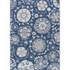 Madison Floral Navy 8 ft. x 10 ft. Indoor Area Rug by Tayse Rugs -Malibu Wide Plank Shop navy tayse rugs area rugs mdn3107 8x10 64 1000