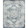 Palazzo Oriental Navy 8 ft. x 10 ft. Indoor Area Rug by Tayse Rugs -Malibu Wide Plank Shop navy tayse rugs area rugs plz2107 8x10 64 1000