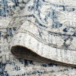 Palazzo Oriental Navy 9 ft. x 12 ft. Indoor Area Rug by Tayse Rugs -Malibu Wide Plank Shop navy tayse rugs area rugs plz2307 9x12 1f 1000