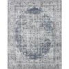 Parker Oriental Navy 5 ft. x 7 ft. Machine Washable Indoor Area Rug by Tayse Rugs -Malibu Wide Plank Shop navy tayse rugs area rugs prk1307 5x7 64 1000