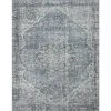Parker Oriental Navy 5 ft. x 7 ft. Machine Washable Indoor Area Rug by Tayse Rugs -Malibu Wide Plank Shop navy tayse rugs area rugs prk1507 5x7 64 1000