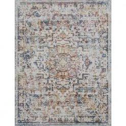 Reina Oriental Navy 9 ft. x 12 ft. Indoor Area Rug by Tayse Rugs