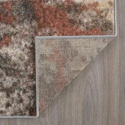 Reina Abstract Navy 8 ft. x 10 ft. Indoor Area Rug by Tayse Rugs -Malibu Wide Plank Shop navy tayse rugs area rugs rei1700 8x10 4f 1000