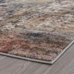 Reina Abstract Navy 8 ft. x 10 ft. Indoor Area Rug by Tayse Rugs -Malibu Wide Plank Shop navy tayse rugs area rugs rei1700 8x10 c3 1000