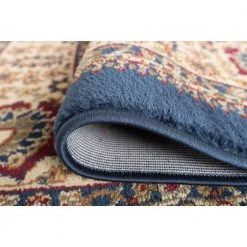 Sensation Border Navy 8 ft. x 11 ft. Indoor Area Rug by Tayse Rugs -Malibu Wide Plank Shop navy tayse rugs area rugs sns4707 8x11 1f 1000