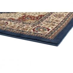 Sensation Border Navy 8 ft. x 11 ft. Indoor Area Rug by Tayse Rugs -Malibu Wide Plank Shop navy tayse rugs area rugs sns4707 8x11 c3 1000