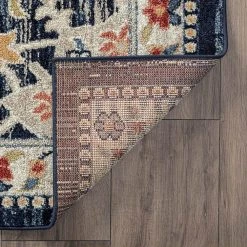 Tuscany Medallion Navy 8 ft. x 10 ft. Indoor Area Rug by Tayse Rugs -Malibu Wide Plank Shop navy tayse rugs area rugs tus1107 8x10 4f 1000