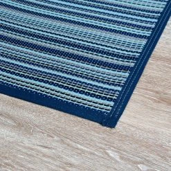 Luna Navy 8 ft. x 10 ft. Stripes Indoor/Outdoor Area Rug by Tayse Rugs 13 Luna Navy 8 ft. x 10 ft. Stripes Indoor/Outdoor Area Rug by Tayse Rugs -Malibu Wide Plank Shop navy tayse rugs outdoor rugs lna1007 8x10 c3 1000