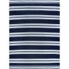 Sunset Stripe Navy 9 ft. x 12 ft. Indoor/Outdoor Area Rug by Tayse Rugs 1 Sunset Stripe Navy 9 ft. x 12 ft. Indoor/Outdoor Area Rug by Tayse Rugs -Malibu Wide Plank Shop navy tayse rugs outdoor rugs sun1302 9x12 64 1000