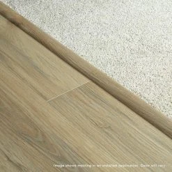 French Oak Oakdale 0.275 in. T x 1.85 in. W x 94.48 in. L Vinyl 3-in-1 Molding by Malibu Wide Plank -Malibu Wide Plank Shop oakdale malibu wide plank vinyl trim hdmlcl035 3n1 4f 1000