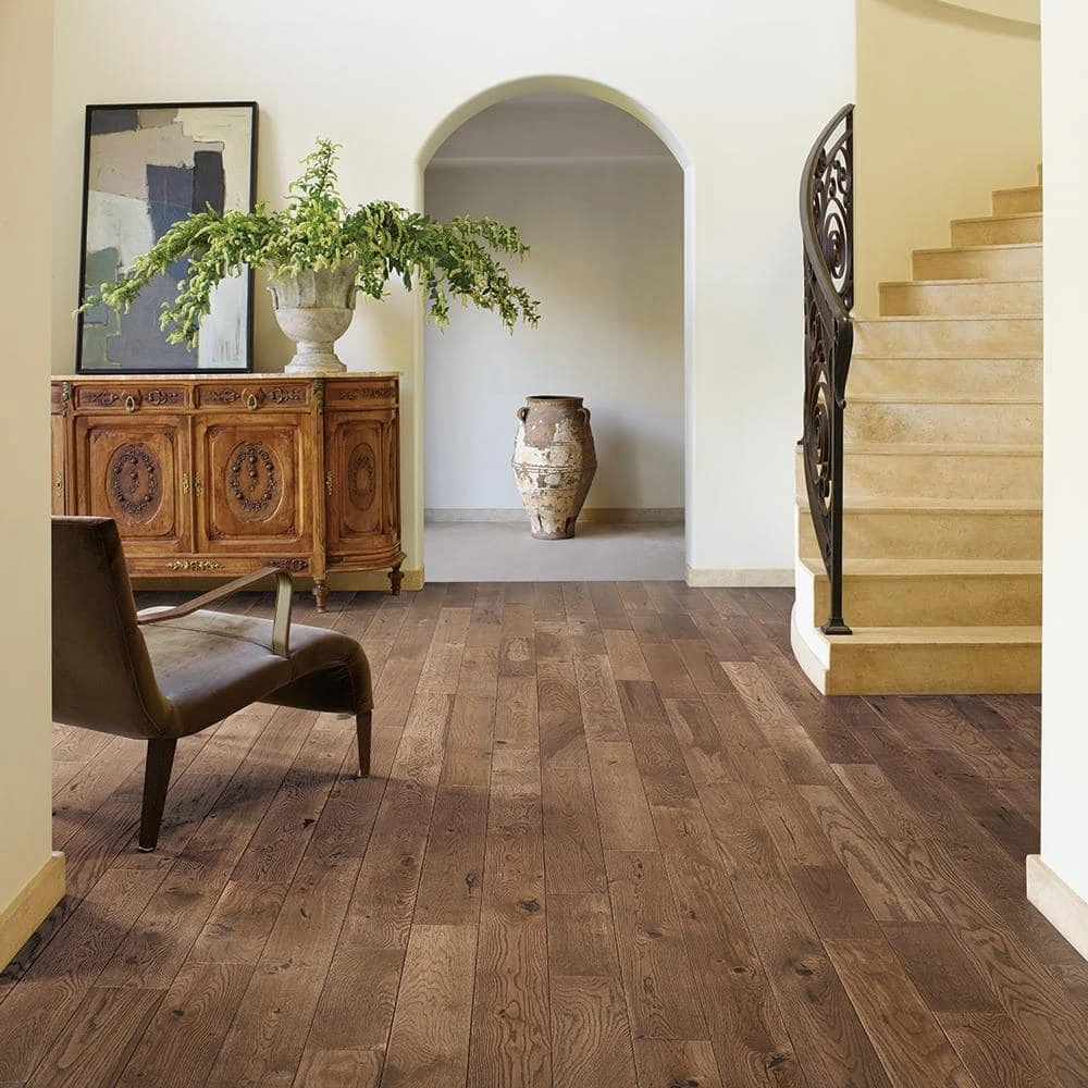 French Oak Ocean City 3/4 in. T x 5 in. W x Varying Length Solid Hardwood Flooring (904 sq. ft./Pallet) by Malibu Wide Plank 4 French Oak Ocean City 3/4 in. T x 5 in. W x Varying Length Solid Hardwood Flooring (904 sq. ft./Pallet) by Malibu Wide Plank - Image 2