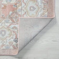 Allure Medallion Pink 8 ft. x 10 ft. Indoor Area Rug by Tayse Rugs 14 Allure Medallion Pink 8 ft. x 10 ft. Indoor Area Rug by Tayse Rugs -Malibu Wide Plank Shop pink tayse rugs area rugs all1142 8x10 4f 1000