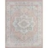 Allure Medallion Pink 8 ft. x 10 ft. Indoor Area Rug by Tayse Rugs -Malibu Wide Plank Shop pink tayse rugs area rugs all1142 8x10 64 1000