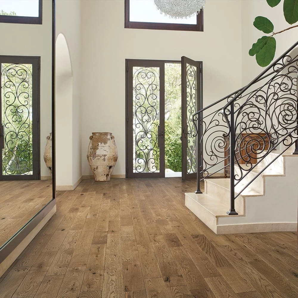 French Oak Point Paradise 3/4 in. T x 5 in. W x Varying Length Solid Hardwood Flooring (904 sq. ft./Pallet) by Malibu Wide Plank 4 French Oak Point Paradise 3/4 in. T x 5 in. W x Varying Length Solid Hardwood Flooring (904 sq. ft./Pallet) by Malibu Wide Plank - Image 2