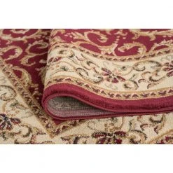 Elegance Oriental Red 8 ft. x 10 ft. Indoor Area Rug by Tayse Rugs 21 Elegance Oriental Red 8 ft. x 10 ft. Indoor Area Rug by Tayse Rugs -Malibu Wide Plank Shop red tayse rugs area rugs 5400 red 8x10 1f 1000