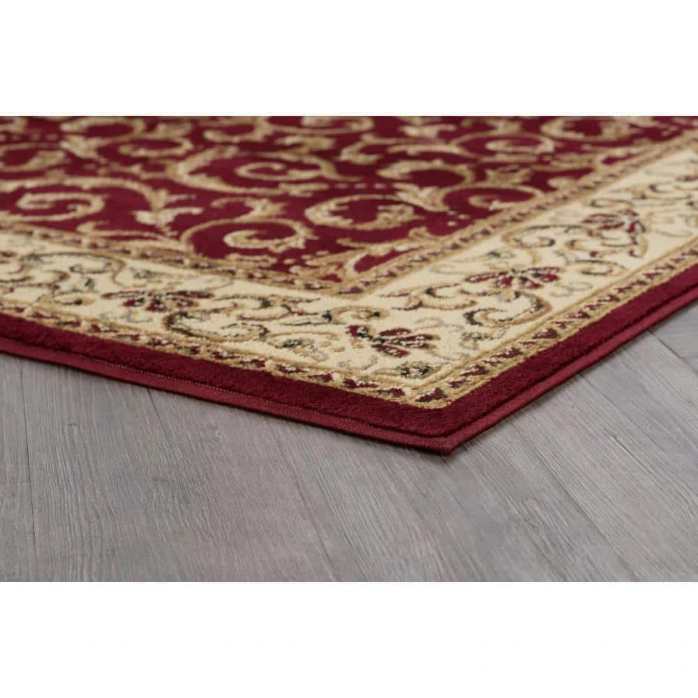 Elegance Oriental Red 8 ft. x 10 ft. Indoor Area Rug by Tayse Rugs 8 Elegance Oriental Red 8 ft. x 10 ft. Indoor Area Rug by Tayse Rugs - Image 6