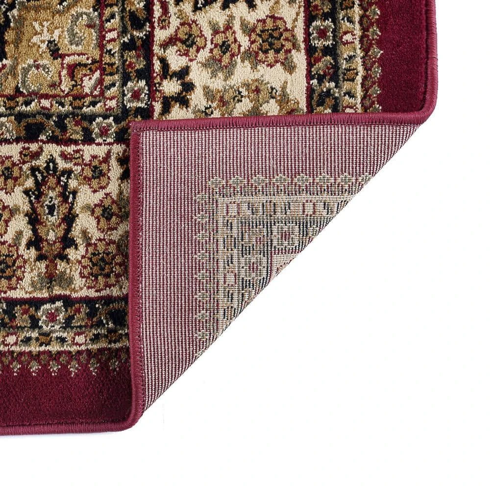 Sensation Red 9 ft. x 12 ft. Traditional Area Rug by Tayse Rugs 7 Sensation Red 9 ft. x 12 ft. Traditional Area Rug by Tayse Rugs - Image 5