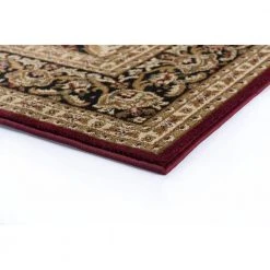 Sensation Border Red 9 ft. x 12 ft. Indoor Area Rug by Tayse Rugs 12 Sensation Border Red 9 ft. x 12 ft. Indoor Area Rug by Tayse Rugs -Malibu Wide Plank Shop red tayse rugs area rugs sns4770 9x12 4f 1000 1