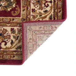 Sensation Border Red 9 ft. x 12 ft. Indoor Area Rug by Tayse Rugs -Malibu Wide Plank Shop red tayse rugs area rugs sns4810 9x12 1f 1000