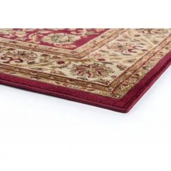 Sensation Border Red 9 ft. x 12 ft. Indoor Area Rug by Tayse Rugs -Malibu Wide Plank Shop red tayse rugs area rugs sns4810 9x12 4f 1000