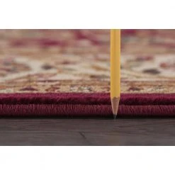 Sensation Border Red 9 ft. x 12 ft. Indoor Area Rug by Tayse Rugs -Malibu Wide Plank Shop red tayse rugs area rugs sns4810 9x12 c3 1000