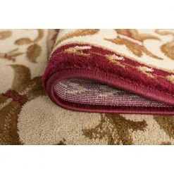 Sensation Border Red 9 ft. x 12 ft. Indoor Area Rug by Tayse Rugs -Malibu Wide Plank Shop red tayse rugs area rugs sns4880 9x12 fa 1000