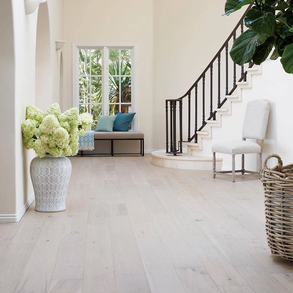 French Oak Rincon 1/2 in. Thick x 7-1/2 in. Wide x Varying Length Engineered Hardwood Flooring (23.31 sq. ft./case) by Malibu Wide Plank 3 French Oak Rincon 1/2 in. Thick x 7-1/2 in. Wide x Varying Length Engineered Hardwood Flooring (23.31 sq. ft./case) by Malibu Wide Plank - Image 2