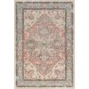 Antiquity Oriental Rust 8 ft. x 10 ft. Machine Washable Indoor Area Rug by Tayse Rugs -Malibu Wide Plank Shop rust tayse rugs area rugs aqy1104 8x10 64 1000