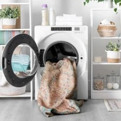 Parker Oriental Rust 5 ft. x 7 ft. Machine Washable Indoor Area Rug by Tayse Rugs -Malibu Wide Plank Shop rust tayse rugs area rugs prk1001 5x7 c3 1000