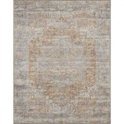 Parker Persian Rust 5 ft. x 7 ft. Machine Washable Indoor Area Rug by Tayse Rugs