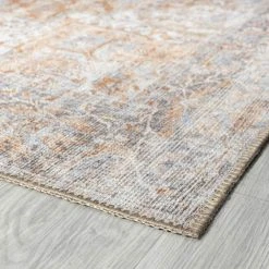 Parker Persian Rust 5 ft. x 7 ft. Machine Washable Indoor Area Rug by Tayse Rugs 18 Parker Persian Rust 5 ft. x 7 ft. Machine Washable Indoor Area Rug by Tayse Rugs -Malibu Wide Plank Shop rust tayse rugs area rugs prk1701 5x7 76 1000