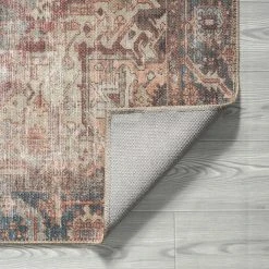 Parker Persian Rust 8 ft. x 10 ft. Machine Washable Indoor Area Rug by Tayse Rugs 14 Parker Persian Rust 8 ft. x 10 ft. Machine Washable Indoor Area Rug by Tayse Rugs -Malibu Wide Plank Shop rust tayse rugs area rugs prk1901 8x10 4f 1000