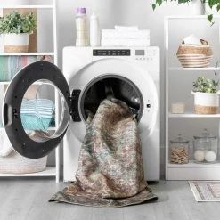 Parker Persian Rust 8 ft. x 10 ft. Machine Washable Indoor Area Rug by Tayse Rugs 13 Parker Persian Rust 8 ft. x 10 ft. Machine Washable Indoor Area Rug by Tayse Rugs -Malibu Wide Plank Shop rust tayse rugs area rugs prk1901 8x10 c3 1000