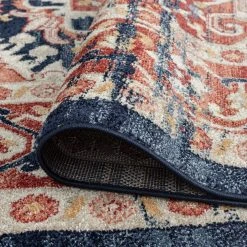 Tuscany Oriental Rust 8 ft. x 10 ft. Indoor Area Rug by Tayse Rugs -Malibu Wide Plank Shop rust tayse rugs area rugs tus1204 8x10 1f 1000