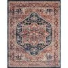 Tuscany Oriental Rust 8 ft. x 10 ft. Indoor Area Rug by Tayse Rugs -Malibu Wide Plank Shop rust tayse rugs area rugs tus1204 8x10 64 1000