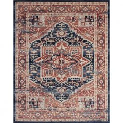 Tuscany Oriental Rust 8 ft. x 10 ft. Indoor Area Rug by Tayse Rugs