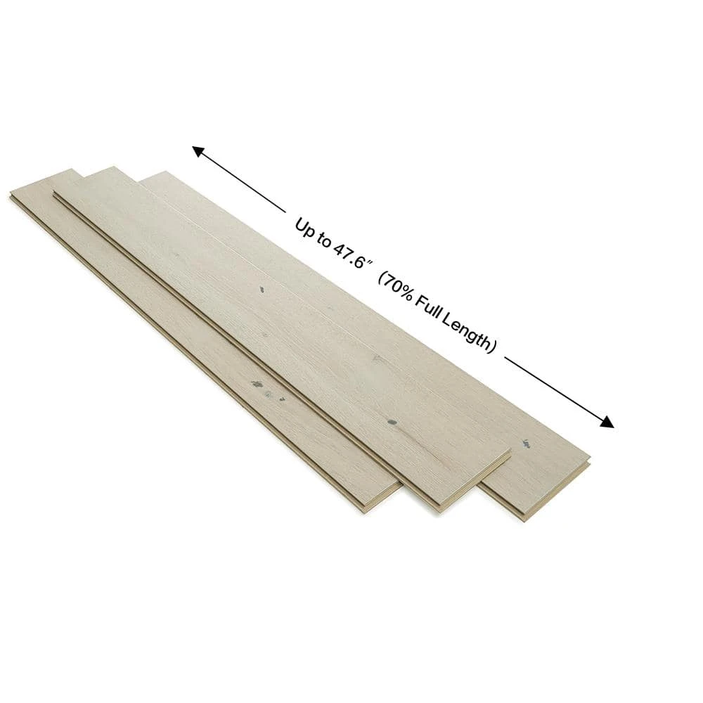 French Oak Salt Creek 3/8 in. Thick x 6-1/2 in. Wide x Varying Length Click Lock Hardwood Flooring (23.64 sq. ft./case) by Malibu Wide Plank 6 French Oak Salt Creek 3/8 in. Thick x 6-1/2 in. Wide x Varying Length Click Lock Hardwood Flooring (23.64 sq. ft./case) by Malibu Wide Plank - Image 4