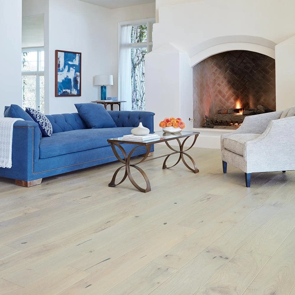 French Oak Salt Creek 3/8 in. Thick x 6-1/2 in. Wide x Varying Length Click Lock Hardwood Flooring (23.64 sq. ft./case) by Malibu Wide Plank 4 French Oak Salt Creek 3/8 in. Thick x 6-1/2 in. Wide x Varying Length Click Lock Hardwood Flooring (23.64 sq. ft./case) by Malibu Wide Plank - Image 2