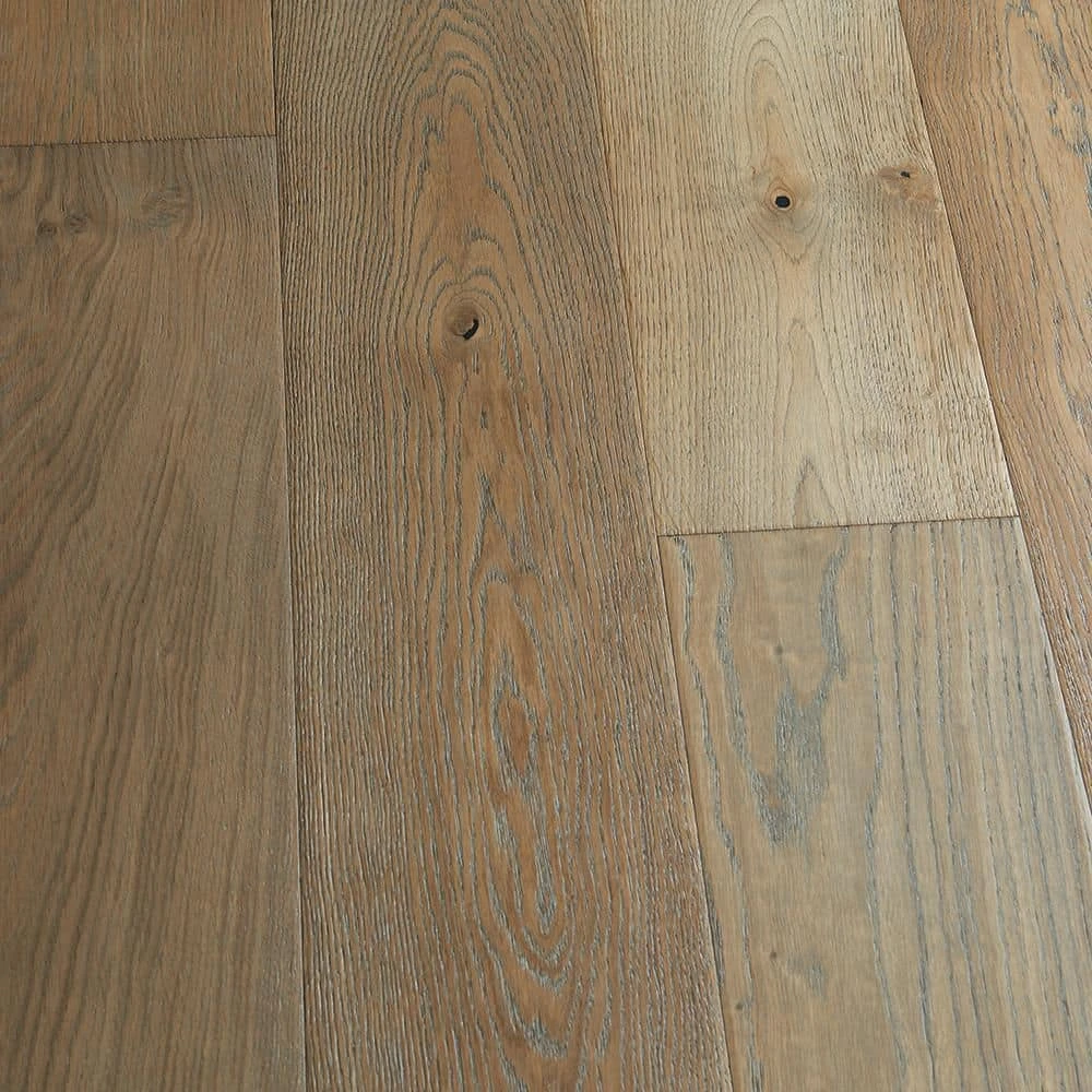 French Oak Santa Barbara 1/2 in. T x 7.5 in. W x Varying Length Engineered Click Hardwood Flooring (23.44 sq. ft./case) by Malibu Wide Plank 3 French Oak Santa Barbara 1/2 in. T x 7.5 in. W x Varying Length Engineered Click Hardwood Flooring (23.44 sq. ft./case) by Malibu Wide Plank