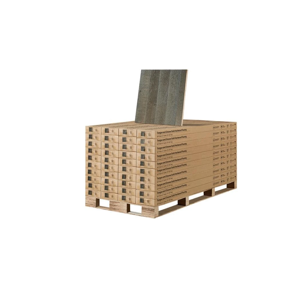 French Oak Santa Cruz 3/4 in. Thick x 5 in. Wide x Varying Length Solid Hardwood Flooring (904.16 sq. ft. /pallet) by Malibu Wide Plank 5 French Oak Santa Cruz 3/4 in. Thick x 5 in. Wide x Varying Length Solid Hardwood Flooring (904.16 sq. ft. /pallet) by Malibu Wide Plank - Image 3