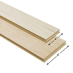 French Oak Santa Monica 3/8 in. T x 4 in. and 6 in. W x Varying L Engineered Click Hardwood Flooring(19.84 sq. ft./case) by Malibu Wide Plank -Malibu Wide Plank Shop santa monica malibu wide plank engineered hardwood hdmscl417ef 44 1000