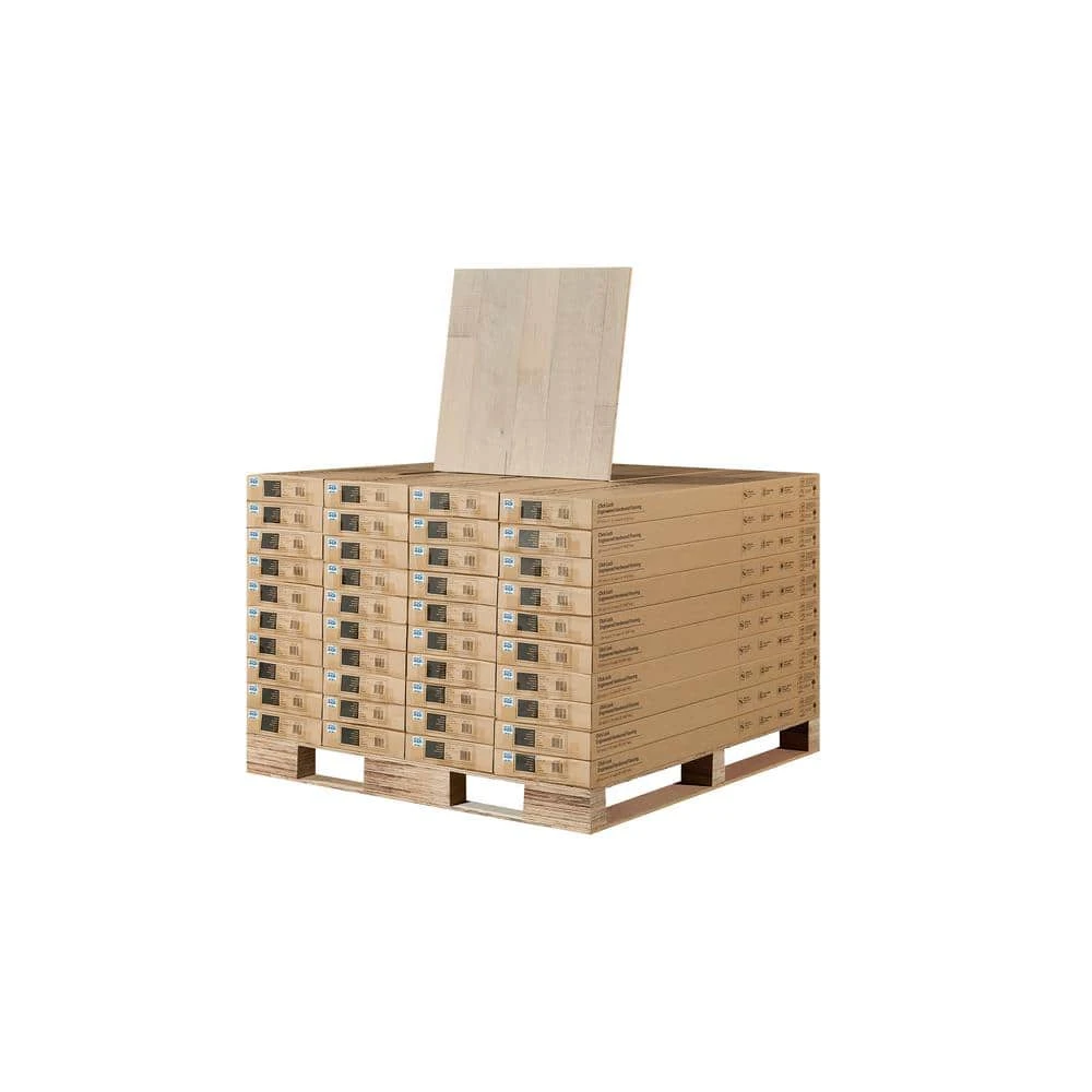 French Oak Seacliff 3/8 in. T x 4 & 6 in. W x Varying L Engineered Click Hardwood Flooring (793.94 sq. ft./pallet) by Malibu Wide Plank 5 French Oak Seacliff 3/8 in. T x 4 & 6 in. W x Varying L Engineered Click Hardwood Flooring (793.94 sq. ft./pallet) by Malibu Wide Plank - Image 3