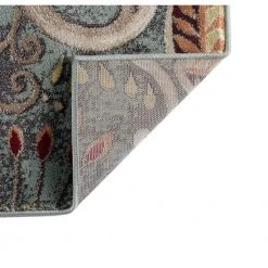 Capri Abstract Seafoam 8 ft. x 10 ft. Indoor Area Rug by Tayse Rugs -Malibu Wide Plank Shop seafoam tayse rugs area rugs cpr1009 8x10 44 1000