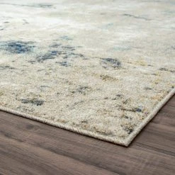 Detroit Abstract Silver 8 ft. x 10 ft. Indoor Area Rug by Tayse Rugs -Malibu Wide Plank Shop silver tayse rugs area rugs dtr1610 8x10 c3 1000